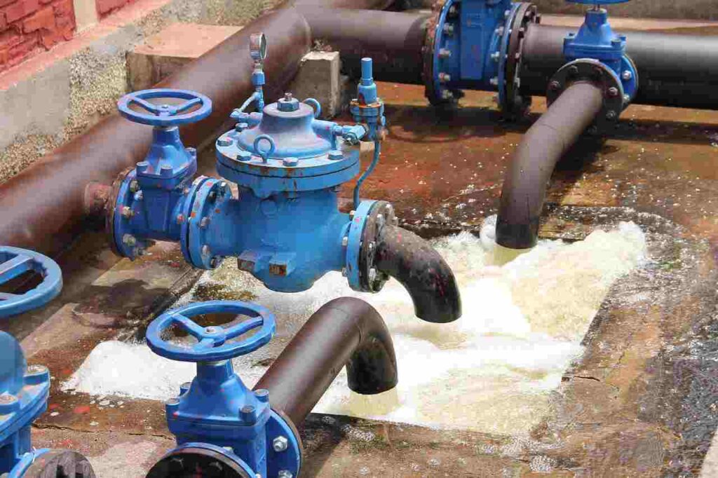 Water pumping station